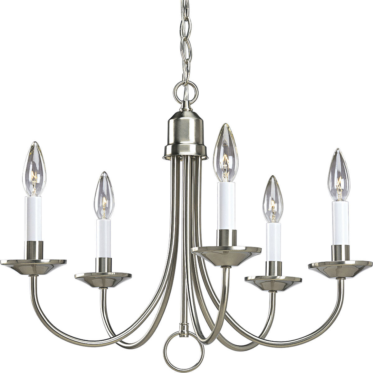 Kipling 5 Light 21 inch Brushed Nickel Chandelier Ceiling Light