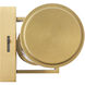 Idris LED 32.5 inch Modern Gold Bath Vanity Wall Light