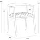 Jeremy Weathered Oak / Dove Cream Dining Armchair