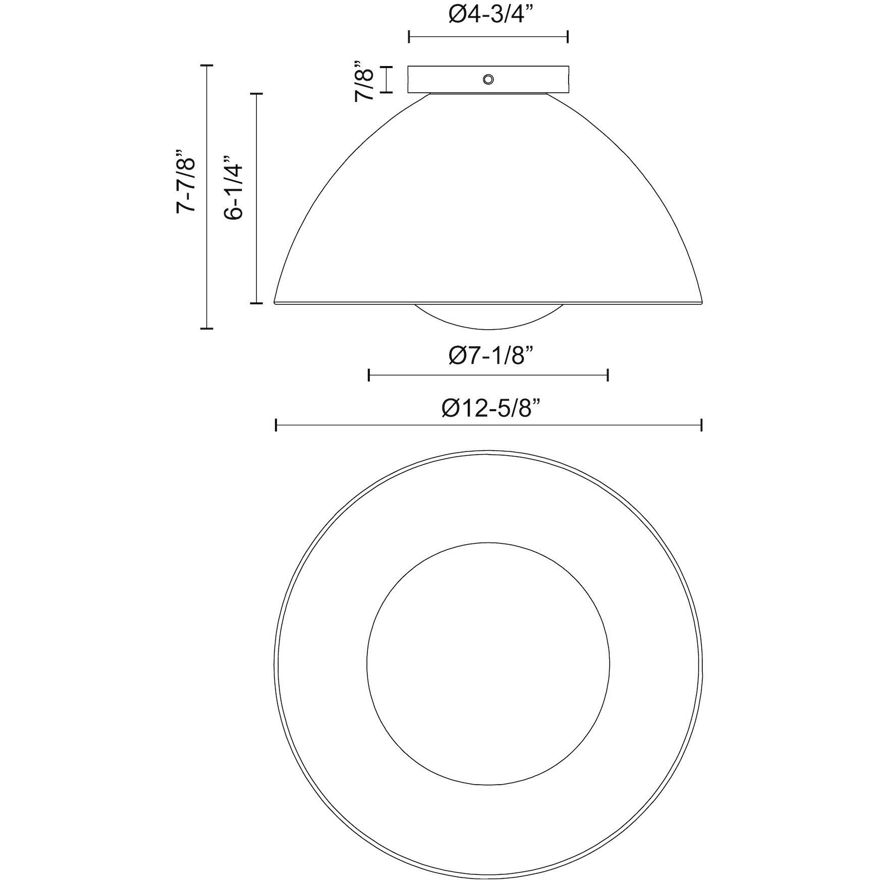 Alora Mood Haven 1 Light 12.63 inch Matte Black Flush Mount Ceiling Light
