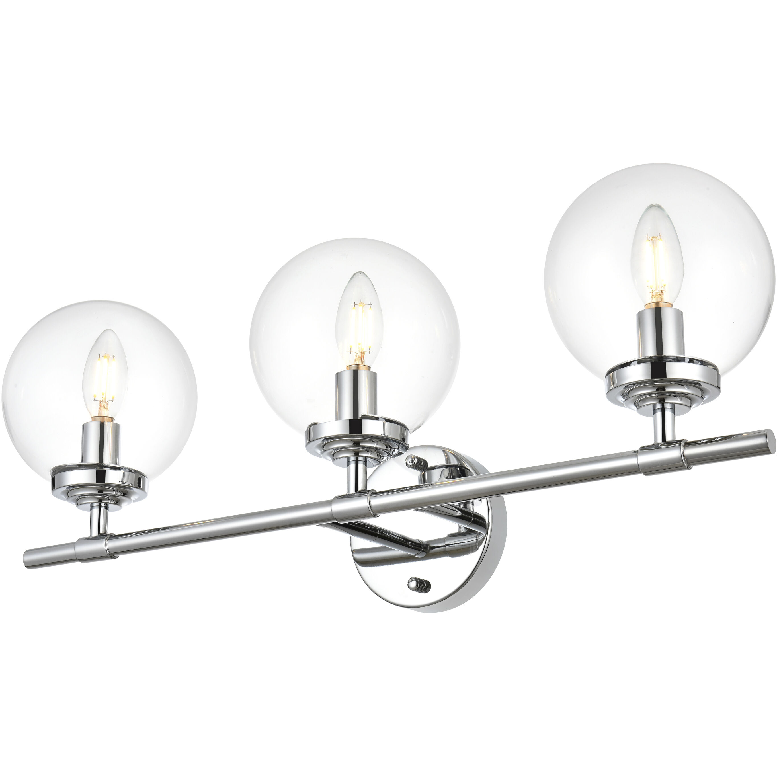 Ingrid 3 Light 24 inch Chrome Bath Sconce Wall Light