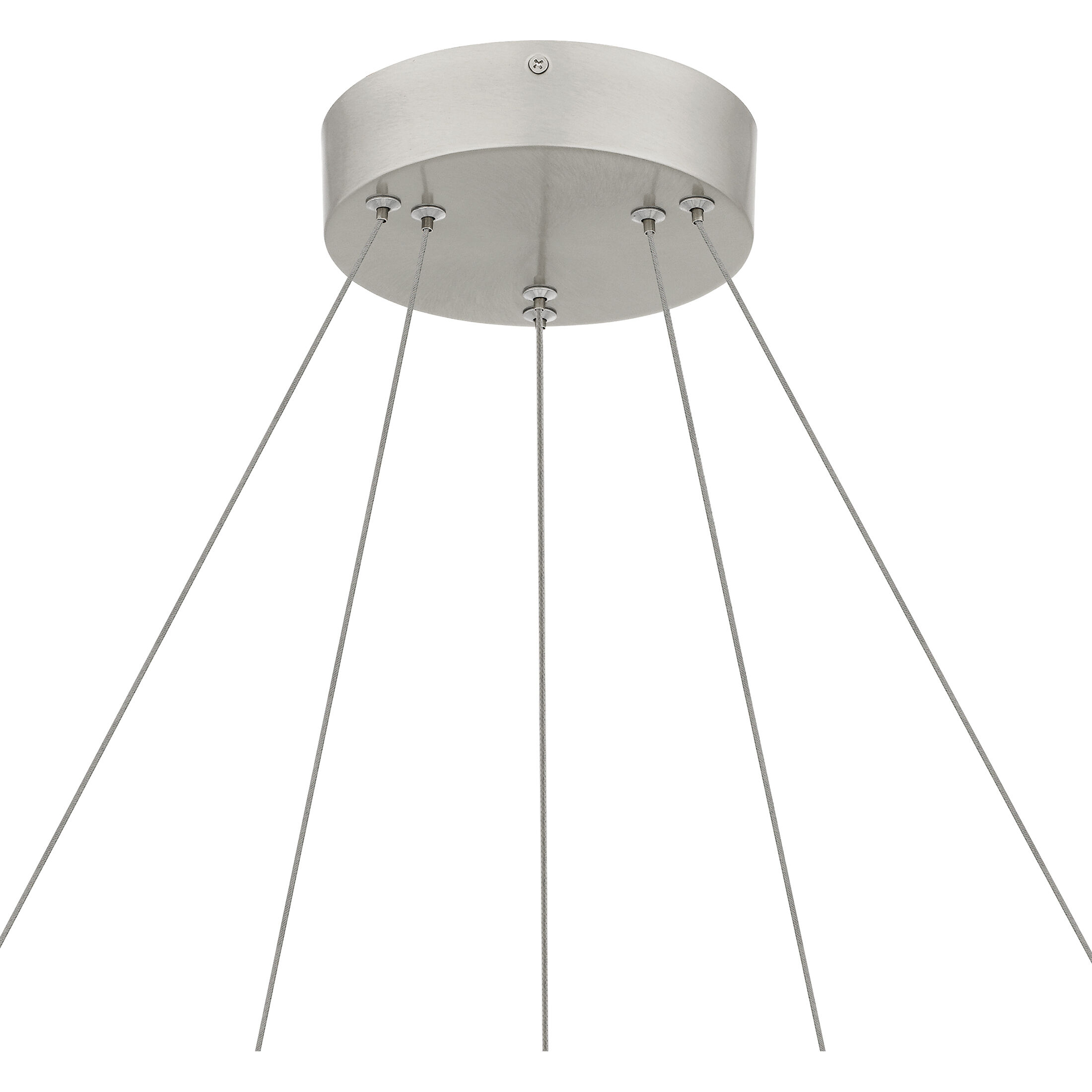 Cohen LED 23.75 inch Brushed Nickel Pendant Ceiling Light
