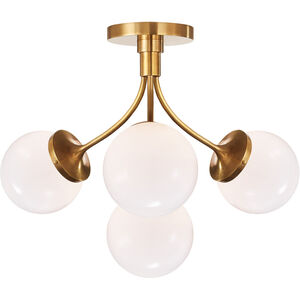 kate spade new york Prescott 4 Light 18.00 inch Semi-Flush Mount