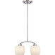 Helium 2 Light 15 inch Brushed Nickel Mini Pendant Ceiling Light
