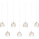 Banyan 7 Light 57 inch Antique Brass Linear Pendant Ceiling Light