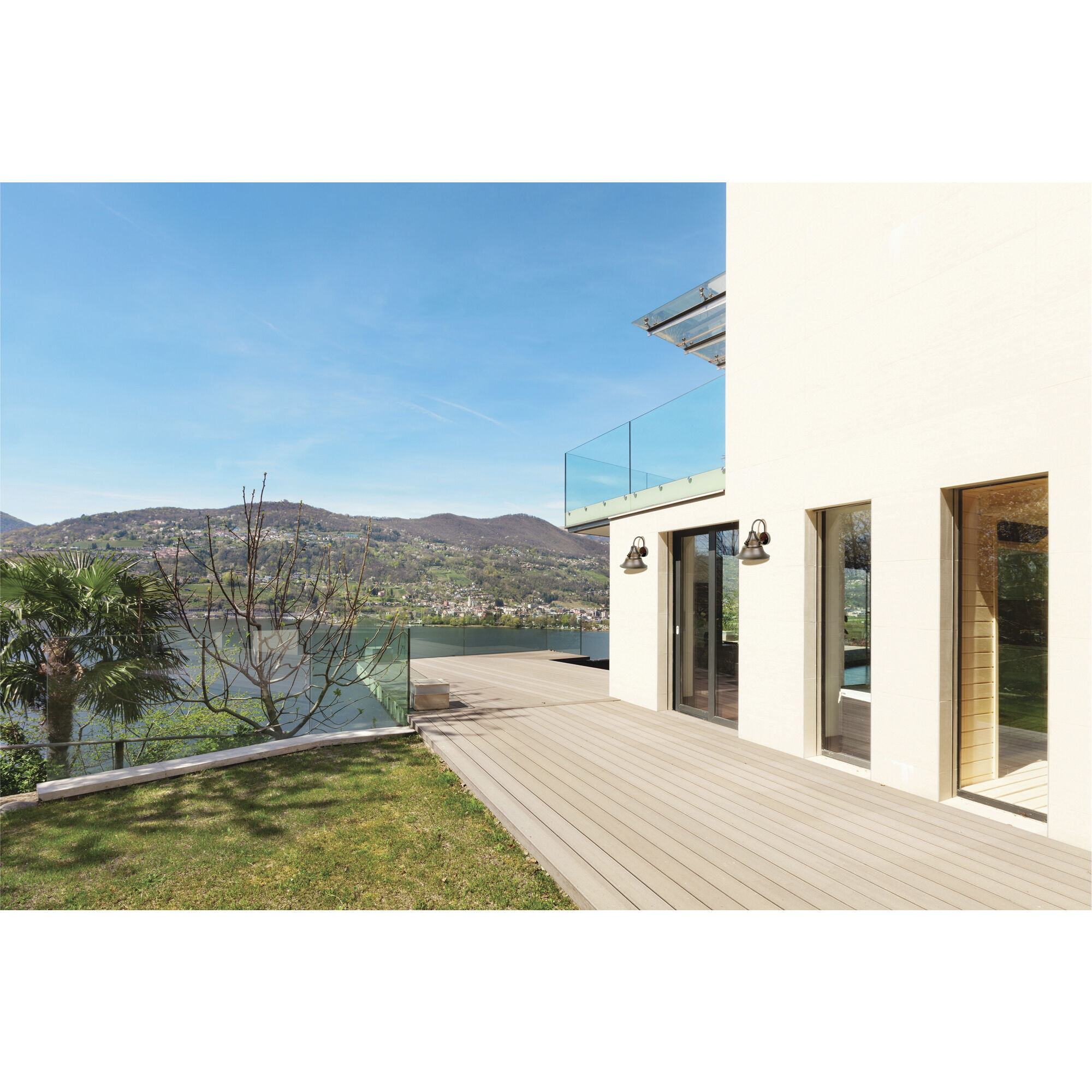 Union 1 Light 21.13 inch Satin Aluminum Outdoor Post Mount, Medium