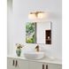 Valentina 2 Light 15 inch Champagne Gold Vanity Light Wall Light