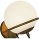 Alora Mood Alba 1 Light 6.5 inch Aged Gold Bath Vanity Light Wall Light