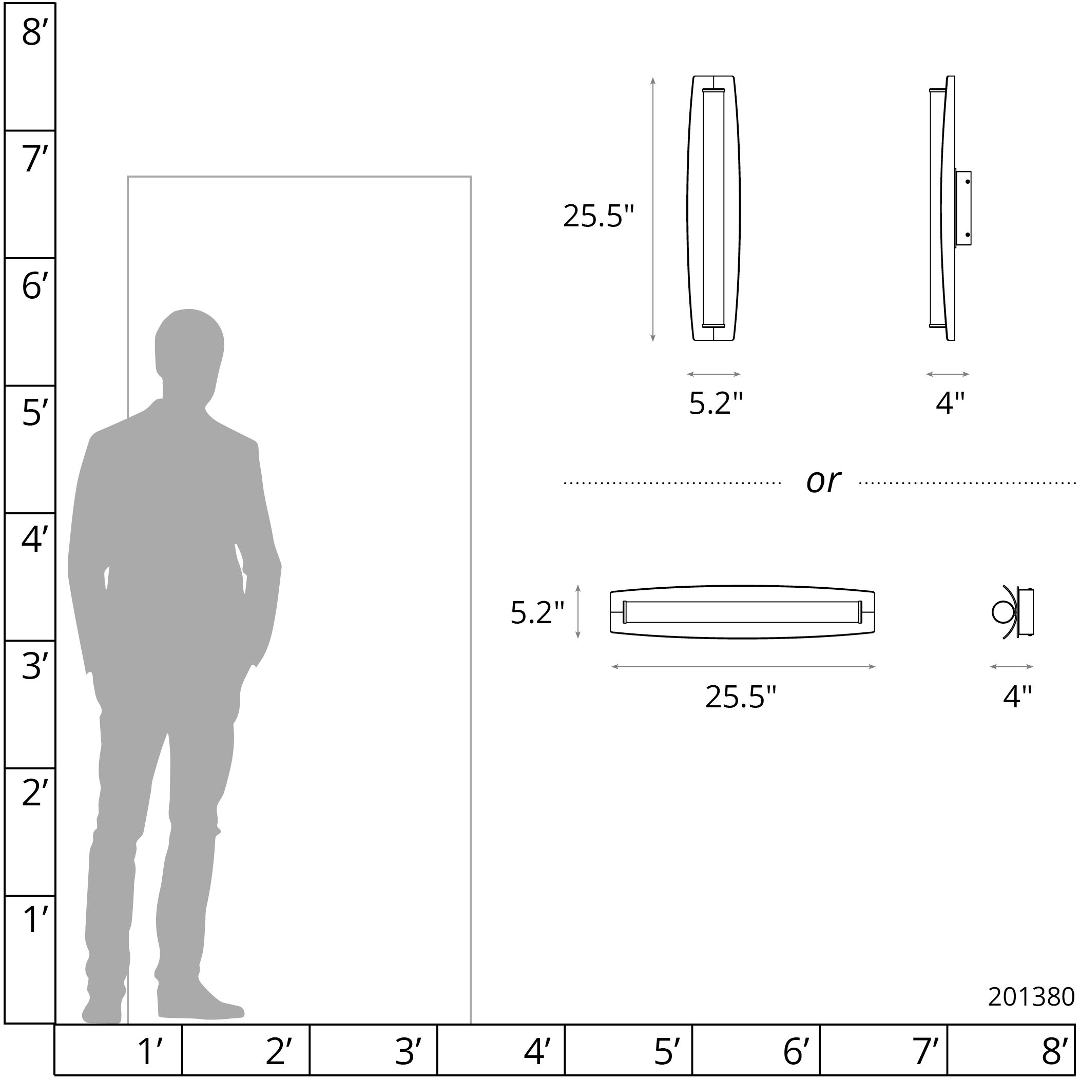 Passage LED 25.5 inch Soft Gold Bath Bar Wall Light