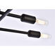 Script 8 Light 19 inch Black Flush Mount Ceiling Light