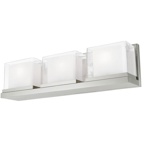 Duval 3 Light 24 inch Polished Chrome Bath Vanity Wall Light