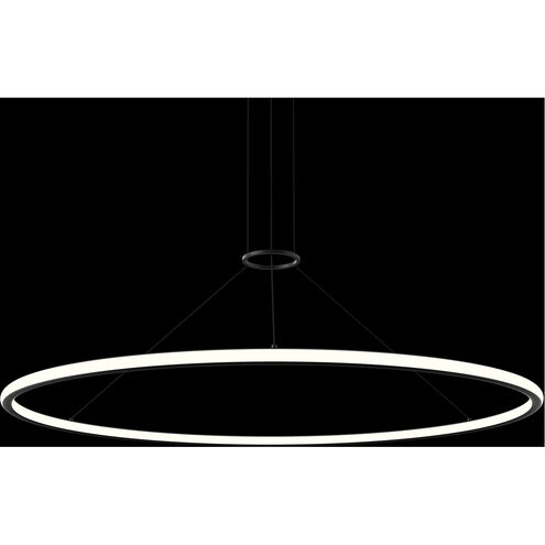 Luna LED 62 inch Satin Black Pendant Ceiling Light