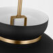 Drew & Jonathan Pemberton 1 Light 12 inch Midnight Black Pendant Ceiling Light