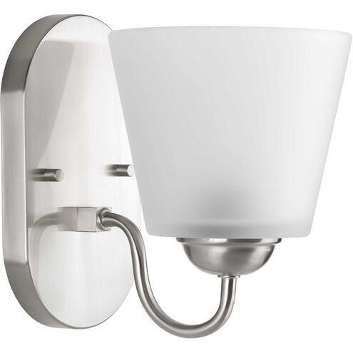 Jay 1 Light 5.88 inch Brushed Nickel Bath Vanity Wall Light