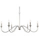 Rohan 6 Light 48 inch Polished Nickel Chandelier Ceiling Light