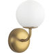 Alora Mood Fiona 1 Light 5.13 inch Brushed Gold Wall Sconce Wall Light