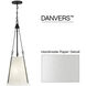 Danvers 1 Light 11 inch Black Pendant Ceiling Light