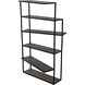 Verso Matte Black Bookcase