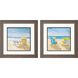 Waterside Collection Blue Framed Art