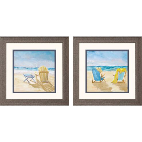 Waterside Collection Blue Framed Art