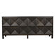 Quadrant 75.5 X 23 inch Ebony Walnut Sideboard, 3 Door