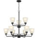 Kaitlen 9 Light 31 inch Coal Chandelier Ceiling Light