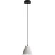 Clarus LED 7.63 inch White Sandstone Cement Pendant Ceiling Light