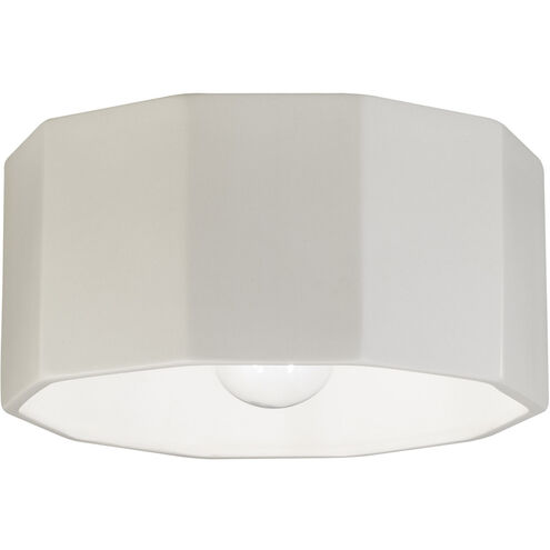 Radiance Collection 1 Light 12.25 inch Matte White Outdoor Flush-Mount