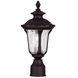 Oxford 1 Light 16 inch Bronze Outdoor Post Top Lantern