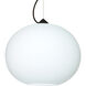 Jordo 1 Light Black Cable Pendant Ceiling Light
