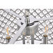 Elise 4 Light 17 inch Chrome Pendant Ceiling Light