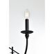 Rohan 6 Light 54 inch Matte Black Chandelier Ceiling Light