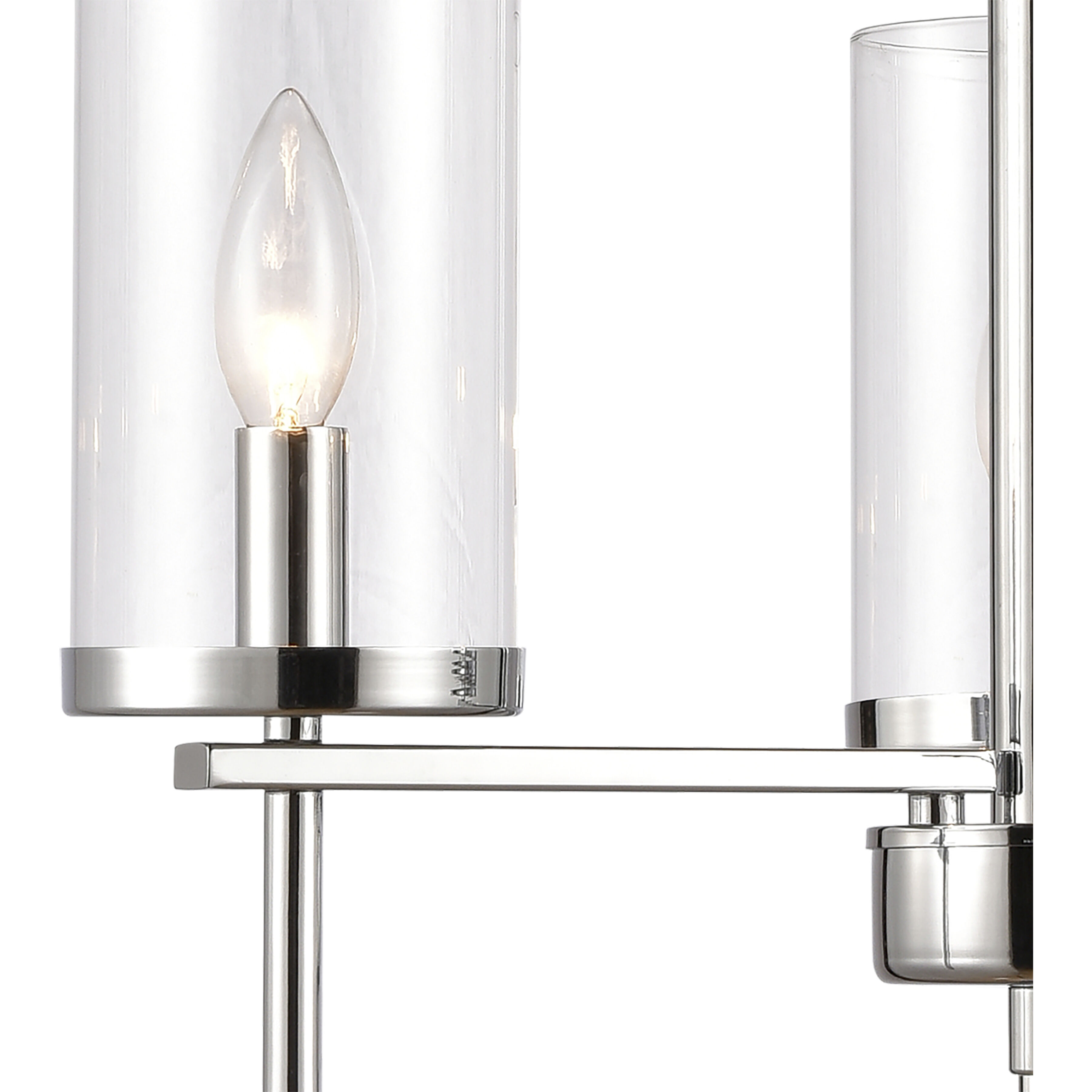 Oakland 3 Light 19 inch Chrome Chandelier Ceiling Light