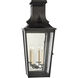 Chapman & Myers Belaire 2 Light 30.25 inch Blackened Copper Outdoor Wall Lantern, Large