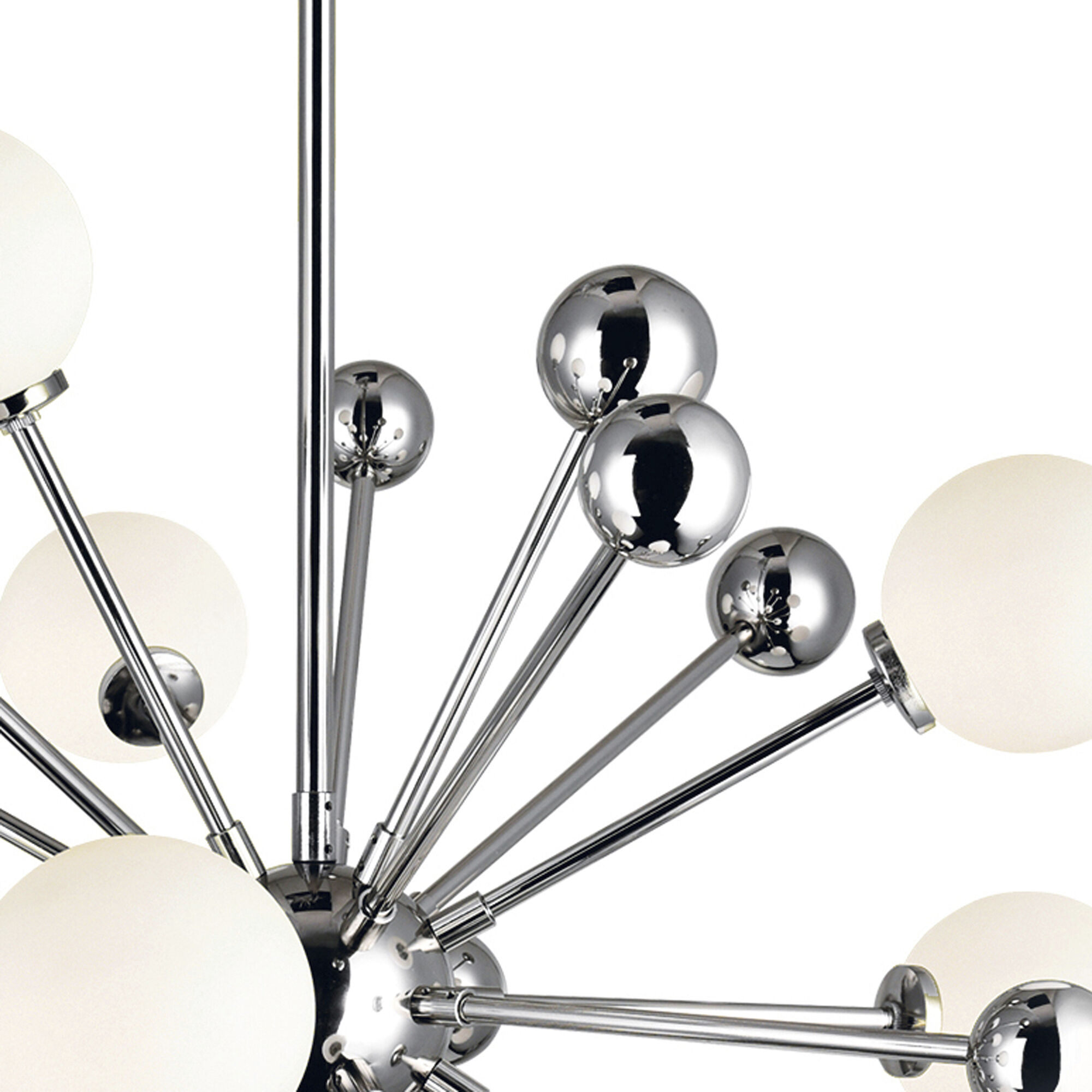 Element LED 16 inch Polished Nickel Chandelier Ceiling Light
