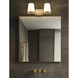 Nextra 2 Light 16 inch Modern Gold Bath Vanity Wall Light