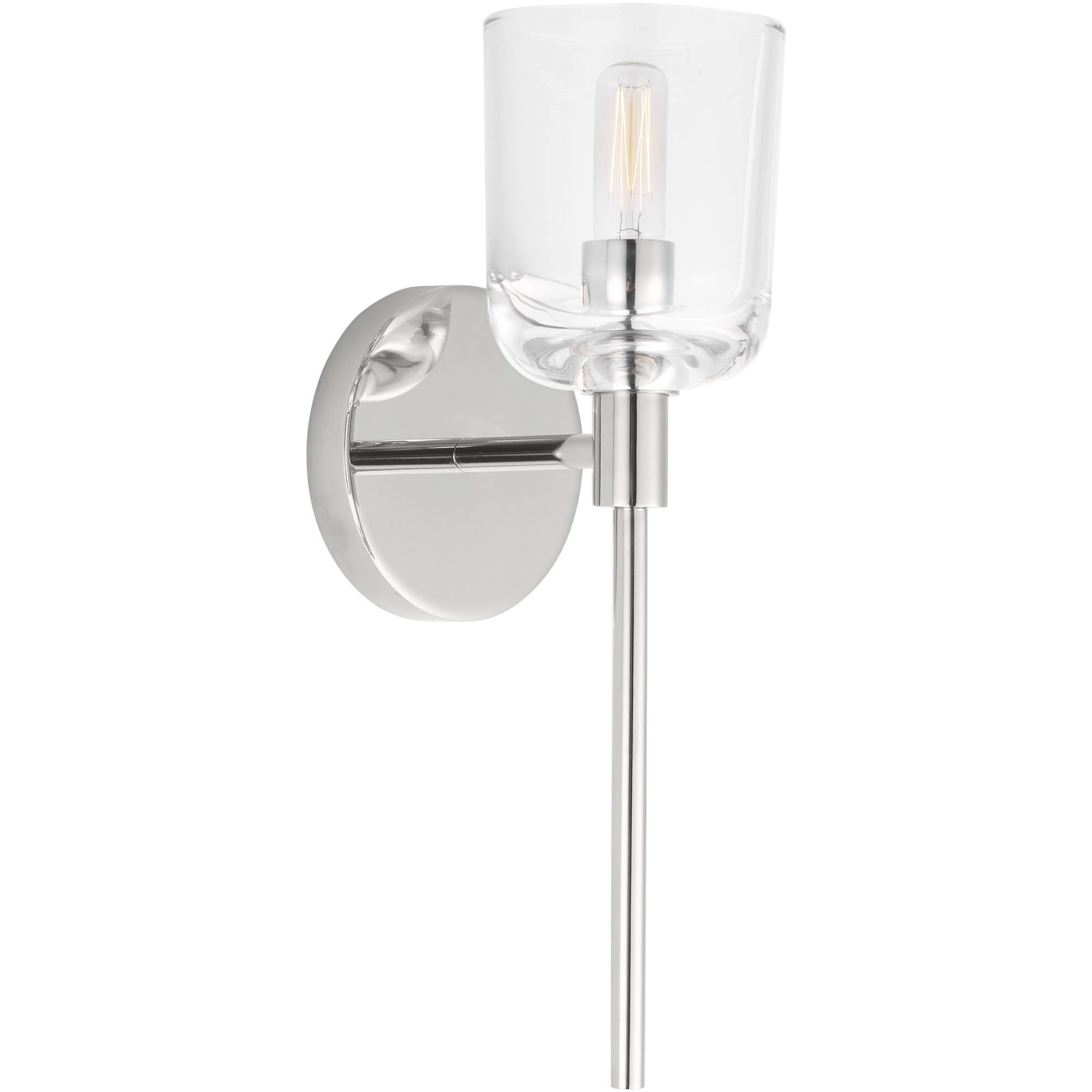 Thom Filicia Hartley Sconce Wall Light in Polished Nickel