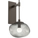 Nova LED LED 10 inch Flat Bronze Indoor Sconce Wall Light, Tempo Nebula