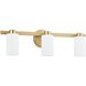 Bedminster 3 Light 24 inch Champagne Gold Vanity Light Wall Light