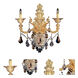 Mendelssohn 3 Light 24 inch Two Tone Gold - 24K Wall Sconce Wall Light in Two-tone Gold/24K, Firenze Mixed