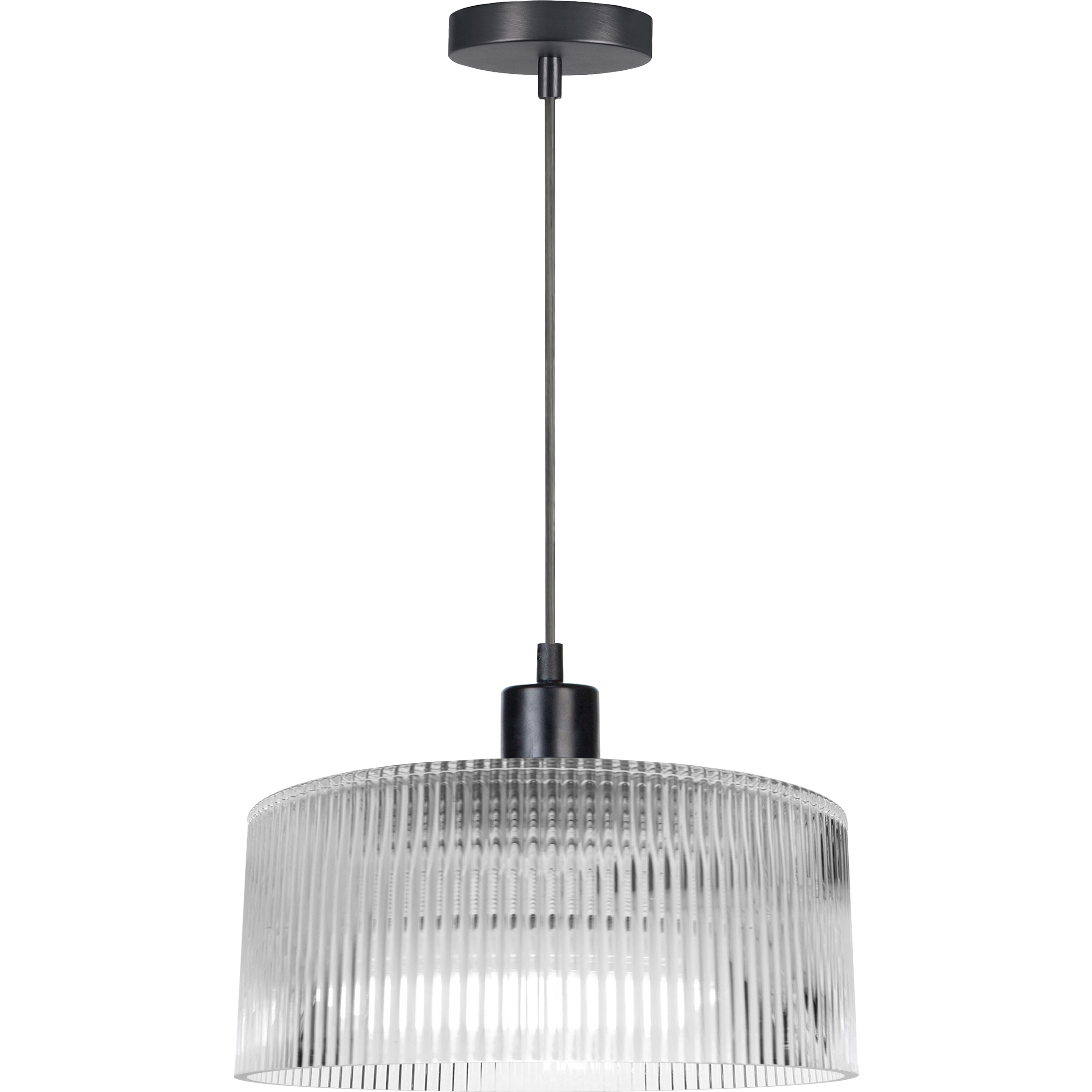 Nadine LED 11.75 inch Matte Black Pendant Ceiling Light