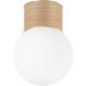 Ardsley 1 Light 10.75 inch Vintage Gold Leaf Flush Mount Ceiling Light