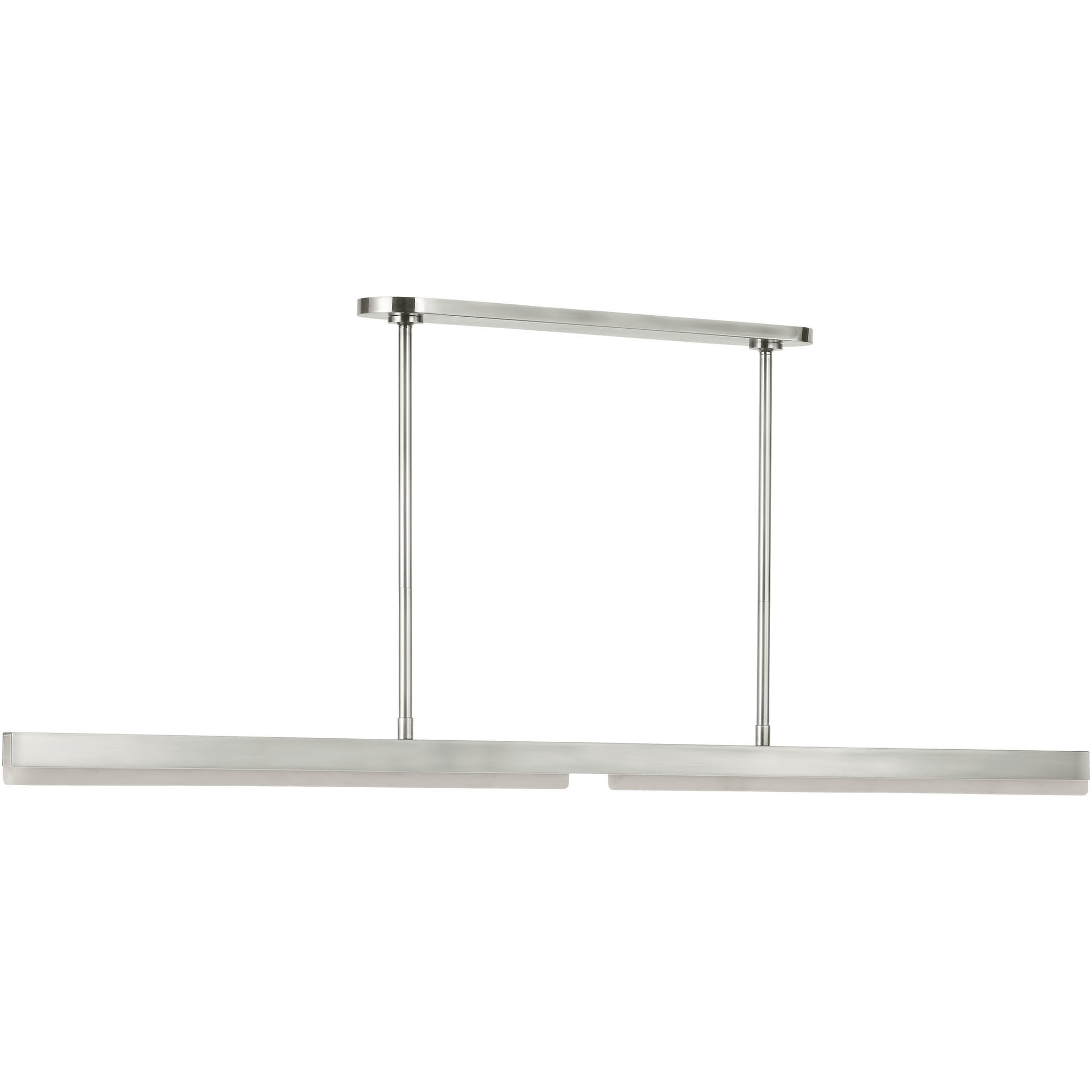 Kelly by Kelly Wearstler Linea Linear Chandelier Ceiling Light in Antique Nickel