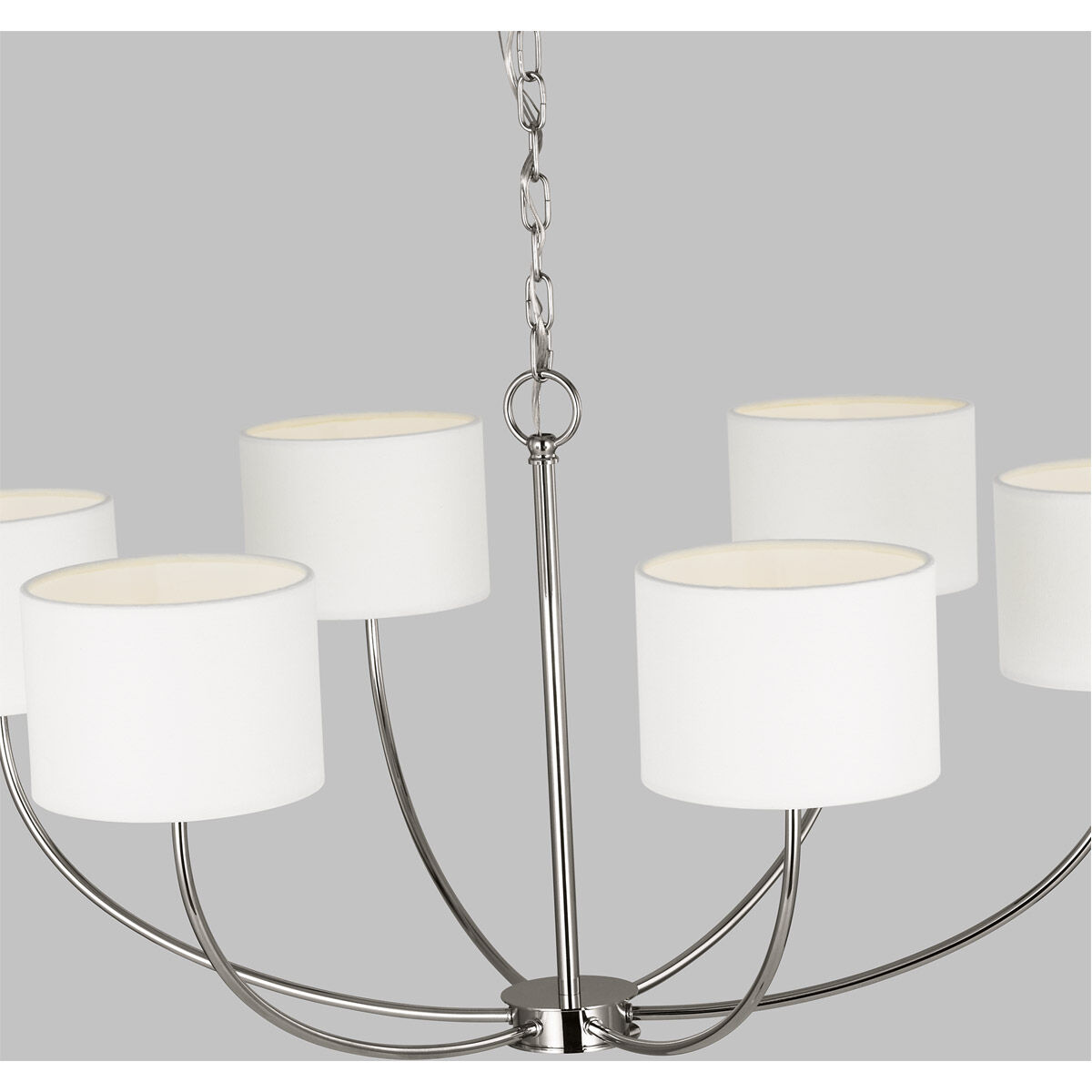 kate spade new york Sawyer 6 Light 36 inch Polished Nickel Chandelier Ceiling Light