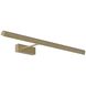 Renoir 0 watt 26.77 inch Matte Brushed Brass Interior Picture Light Wall Light