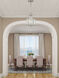 Livingston 3 Light 10 inch Brushed Nickel Convertible Mini Pendant/Ceiling Mount Ceiling Light