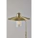 Kieran 57 inch 40.00 watt Antique Brass Floor Lamp Portable Light