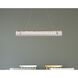 Monroe 1 Light 31 inch Gold Linear Pendant Ceiling Light