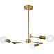 Furlong 3 Light 28.4 inch Brass Pendant Ceiling Light