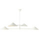 Alora Mood Ashford 4 Light 57.5 inch Antique White Chandelier Ceiling Light